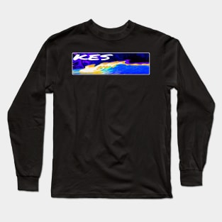 Knotty ends surf holo wave Long Sleeve T-Shirt